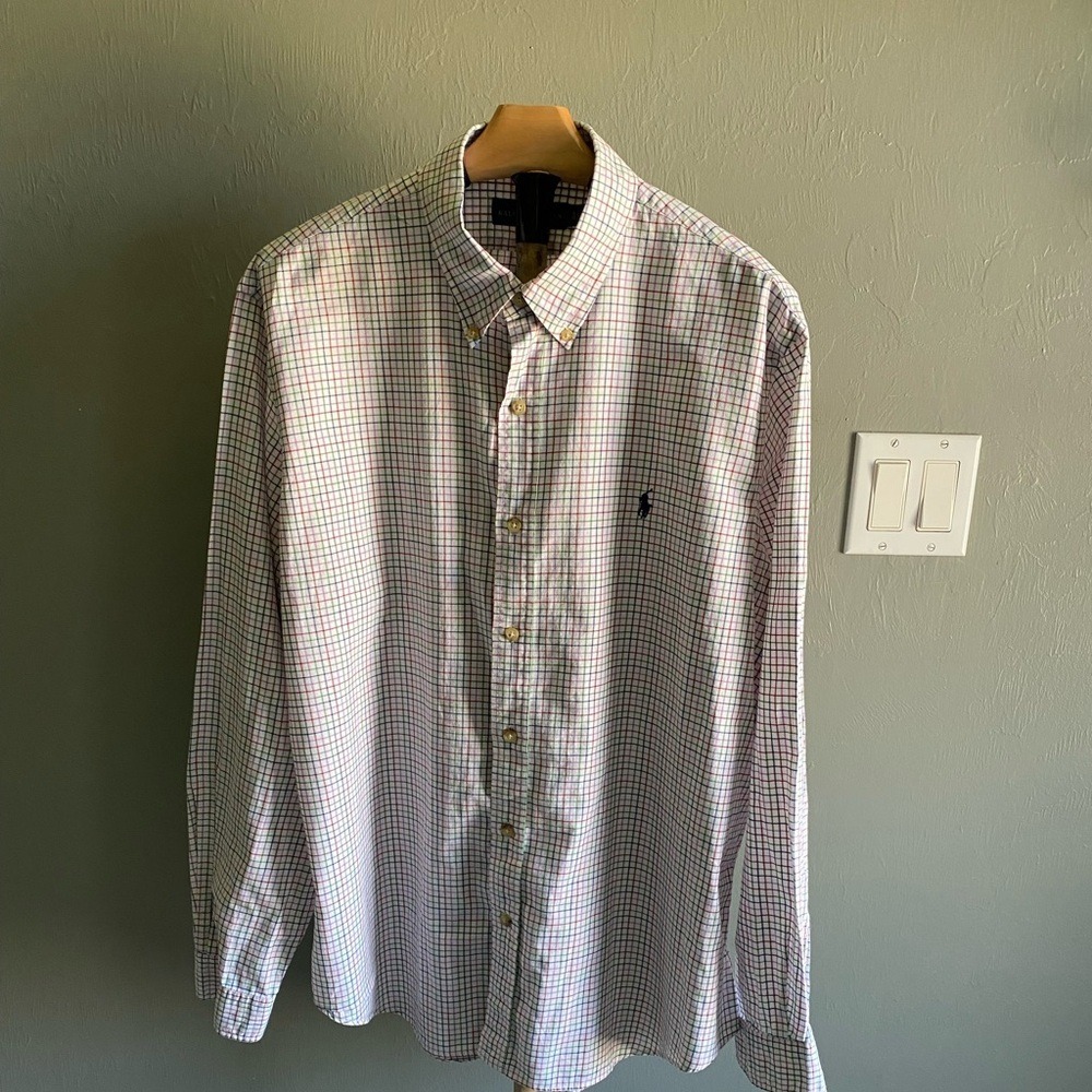 Ralph Lauren Multicolor Plaid Button Down Shirt‎